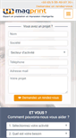 Mobile Screenshot of maqprint.fr